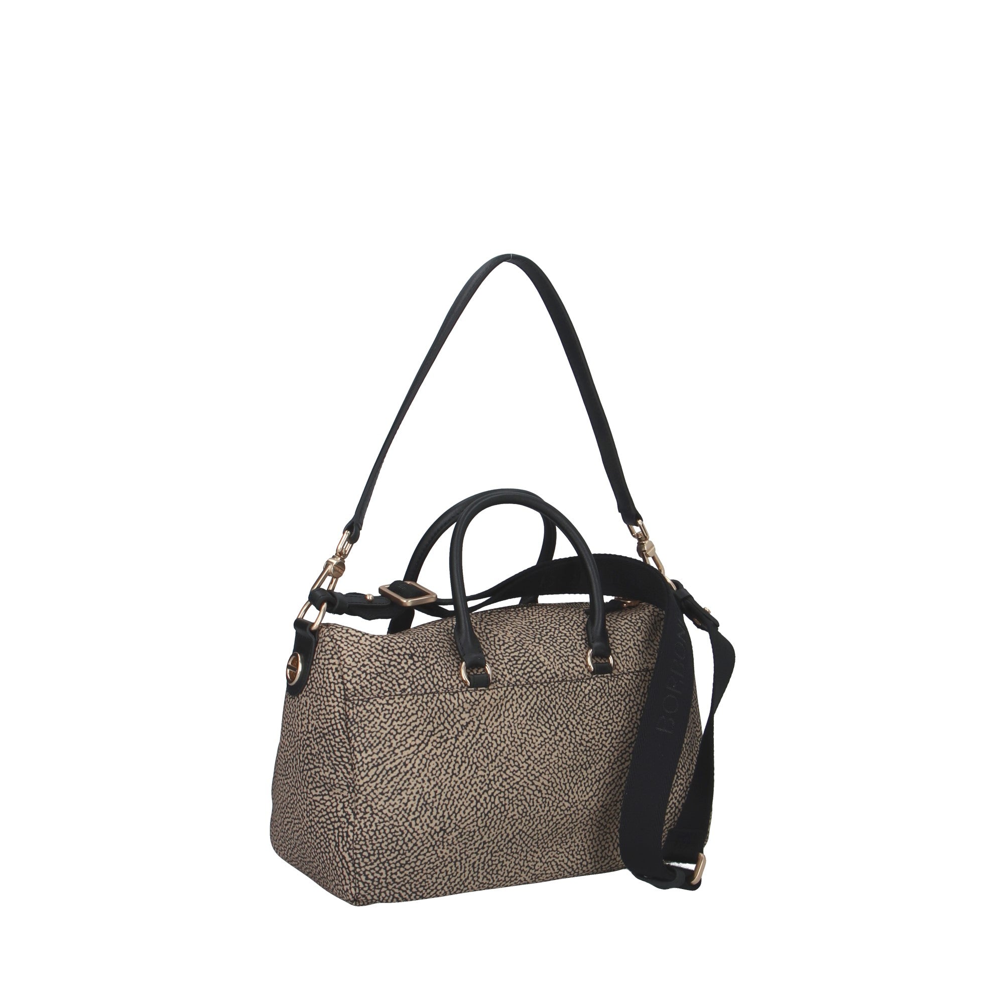 Borbonese BAULETTO Naturale/nero