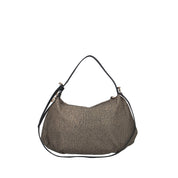 Borbonese BORSA A SPALLA Naturale/nero