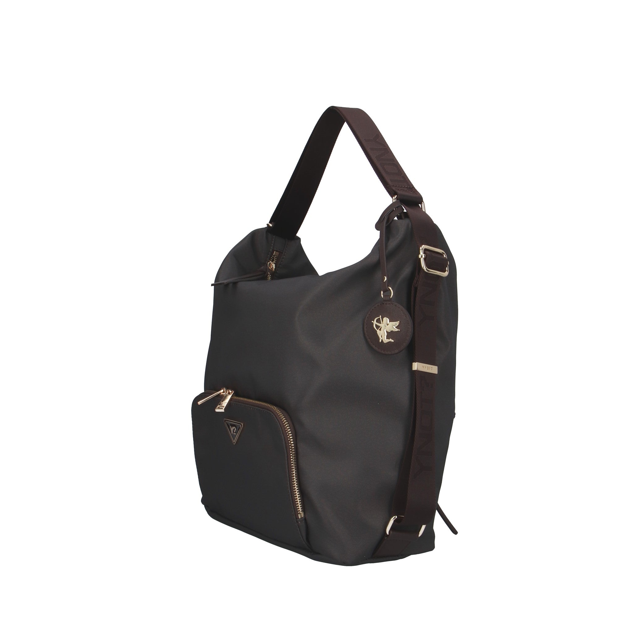 Ynot? BORSA A SPALLA Marrone