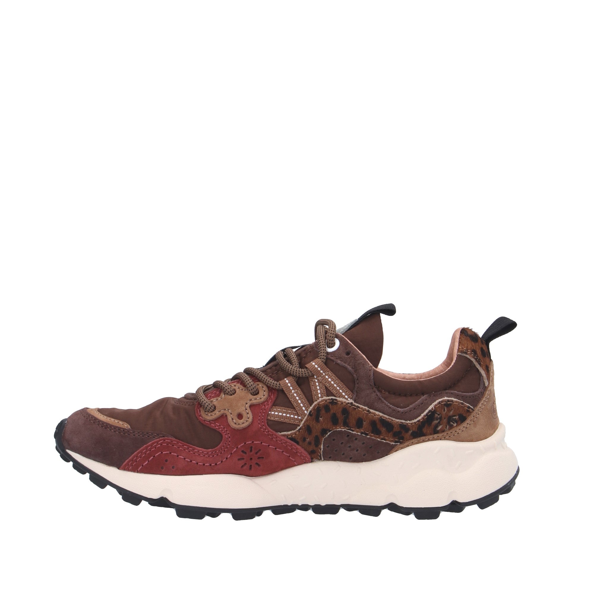 Flower Mountain SNEAKER Marrone/bordeaux