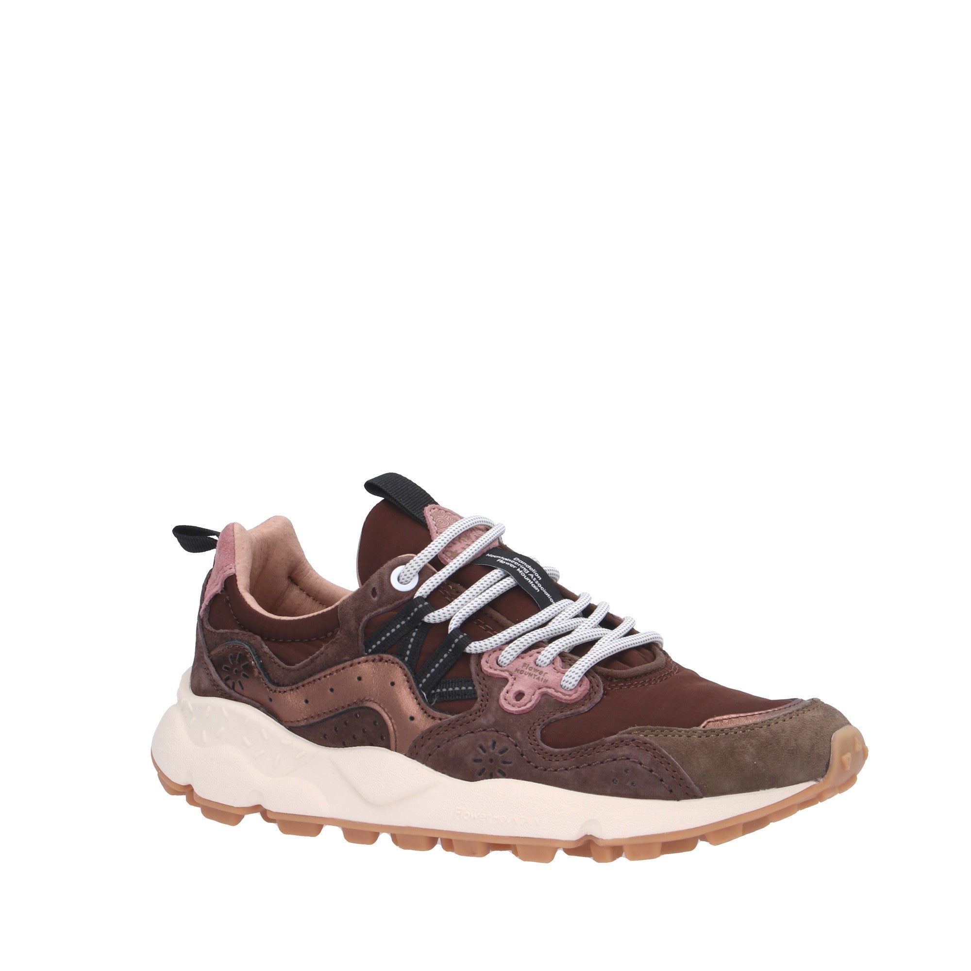Flower Mountain SNEAKER Marrone/bronzo/rosa