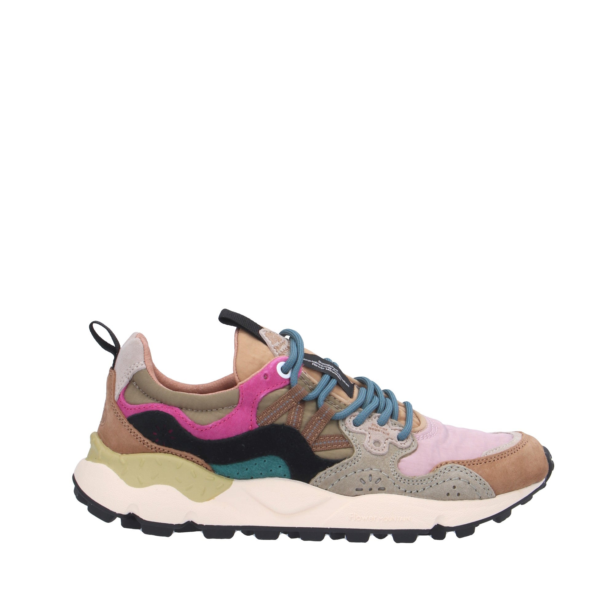 Flower Mountain SNEAKER Rosa/verde