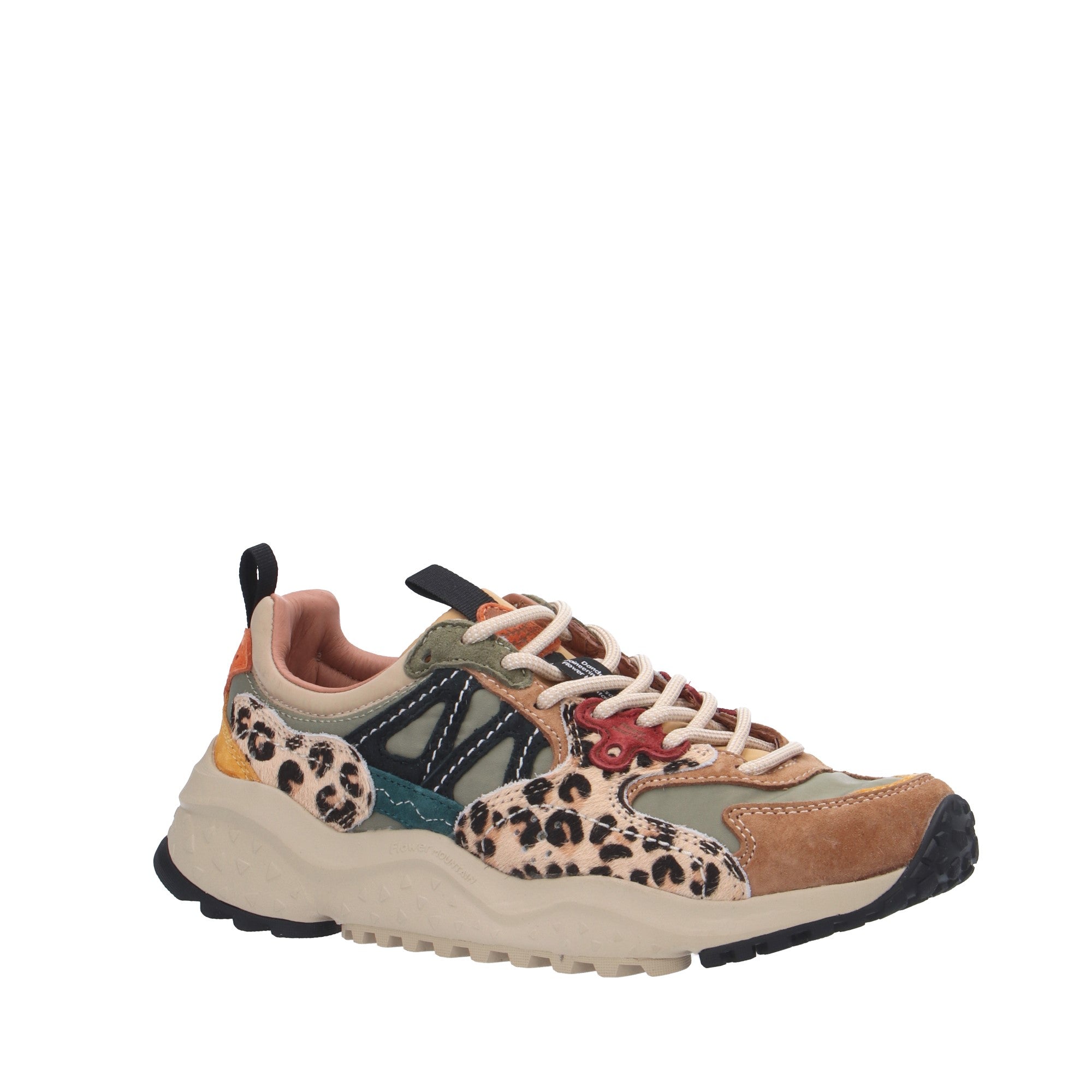 Flower Mountain SNEAKER Marrone/militare/nero