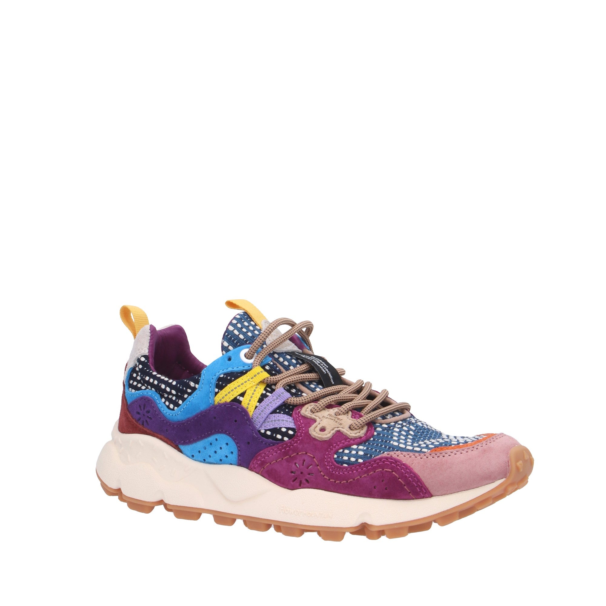 Flower Mountain SNEAKER Cipria/rosa/viola