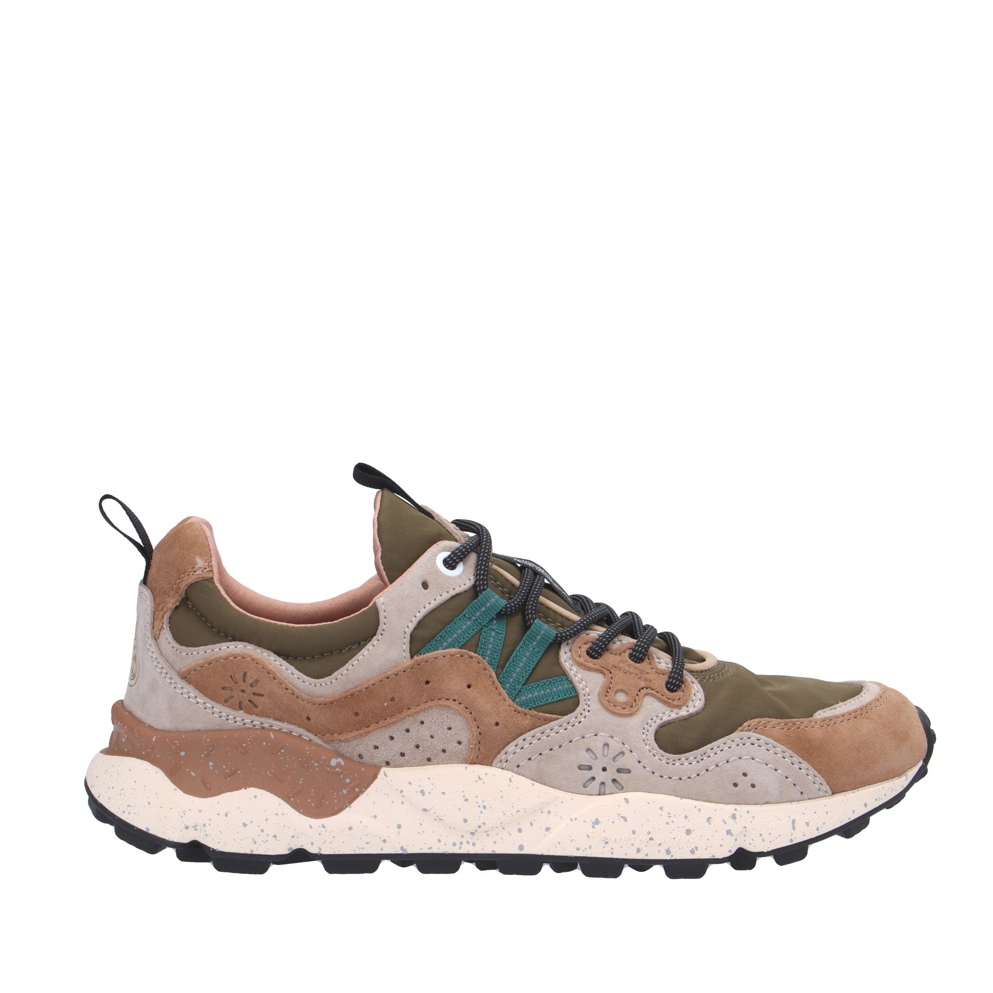 Flower Mountain SNEAKER Marrone/verde