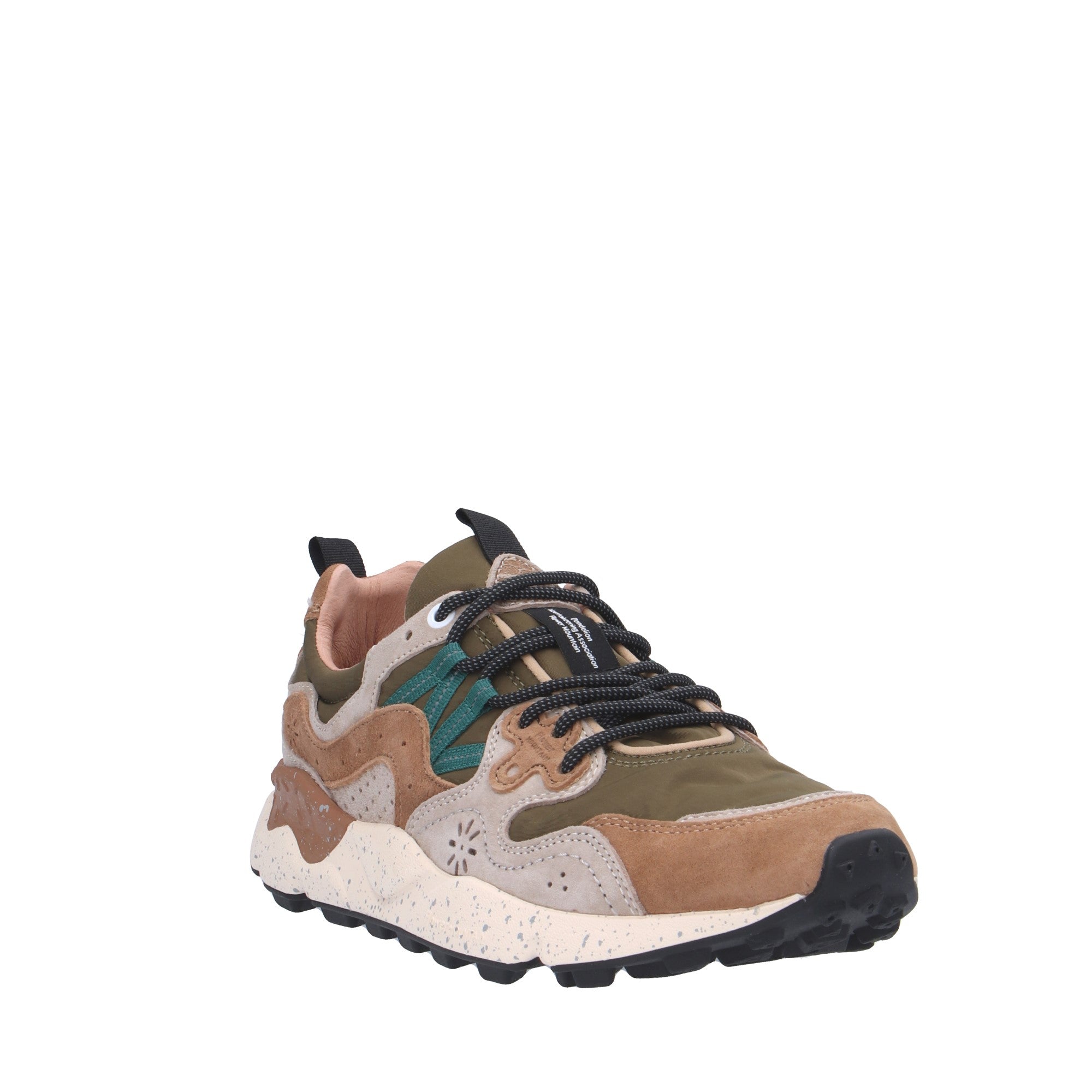 Flower Mountain SNEAKER Marrone/verde