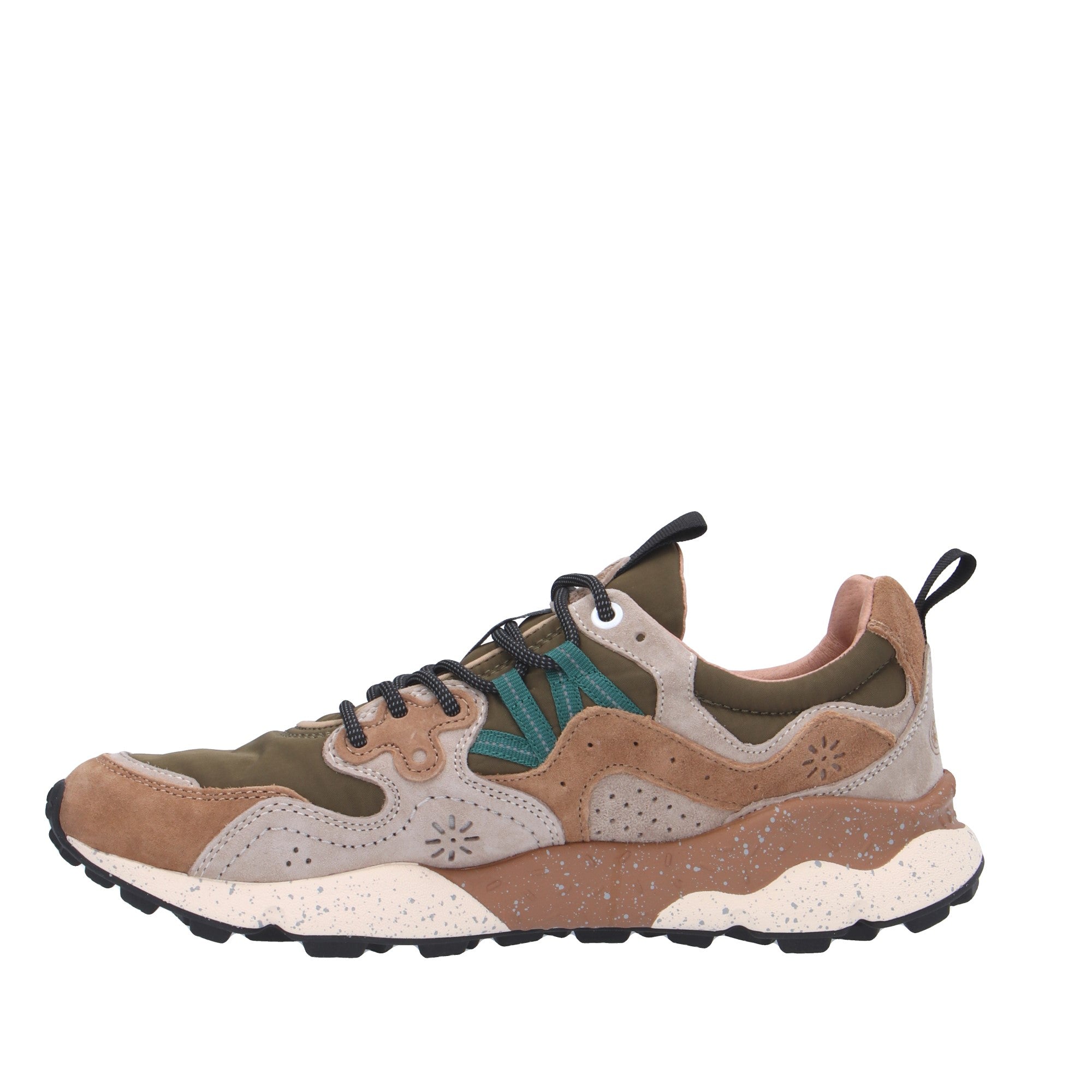 Flower Mountain SNEAKER Marrone/verde