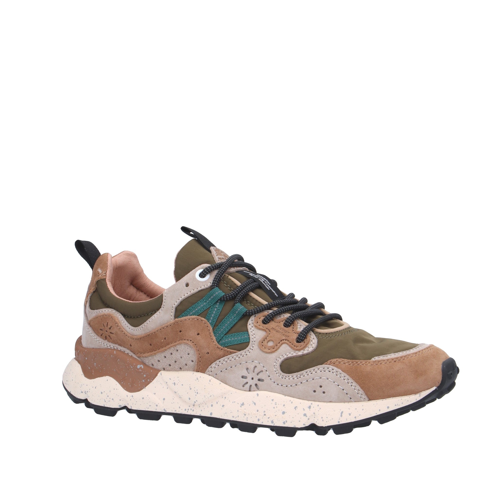 Flower Mountain SNEAKER Marrone/verde
