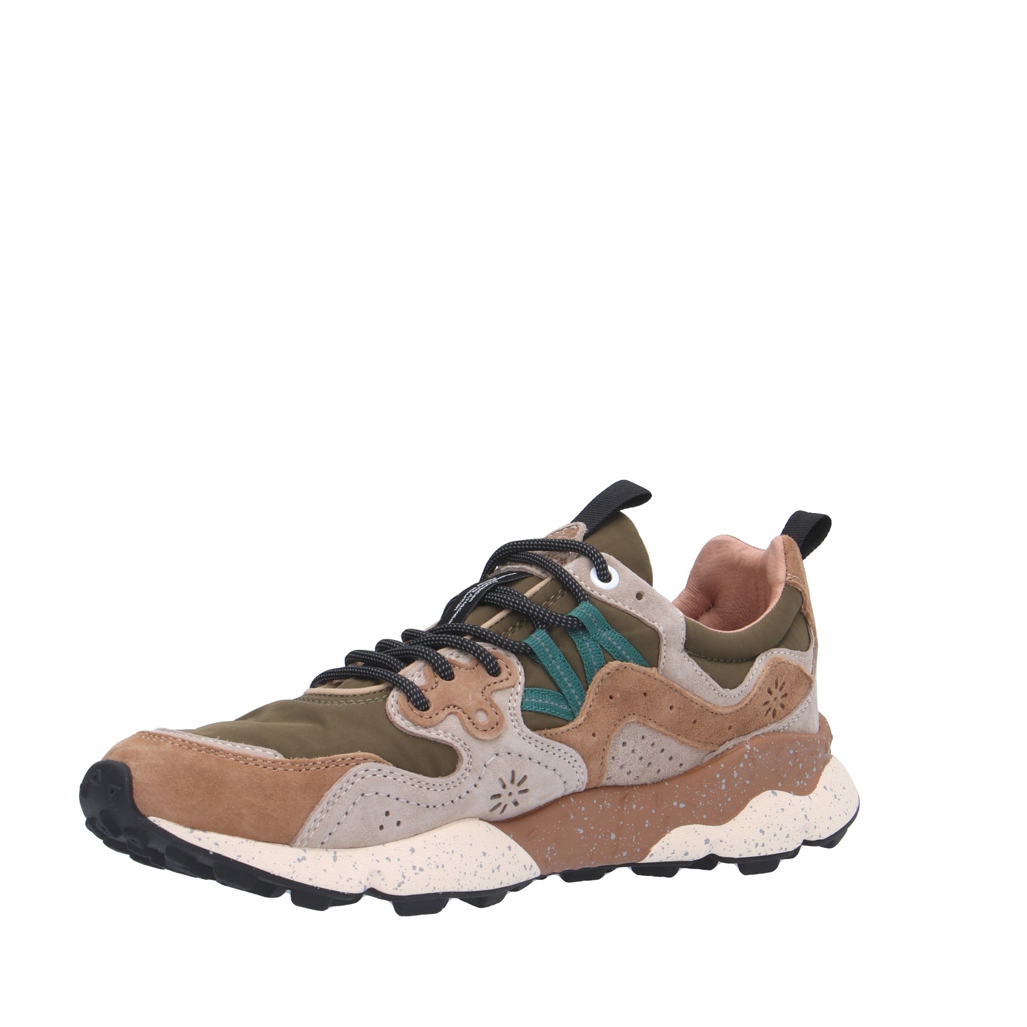 Flower Mountain SNEAKER Marrone/verde
