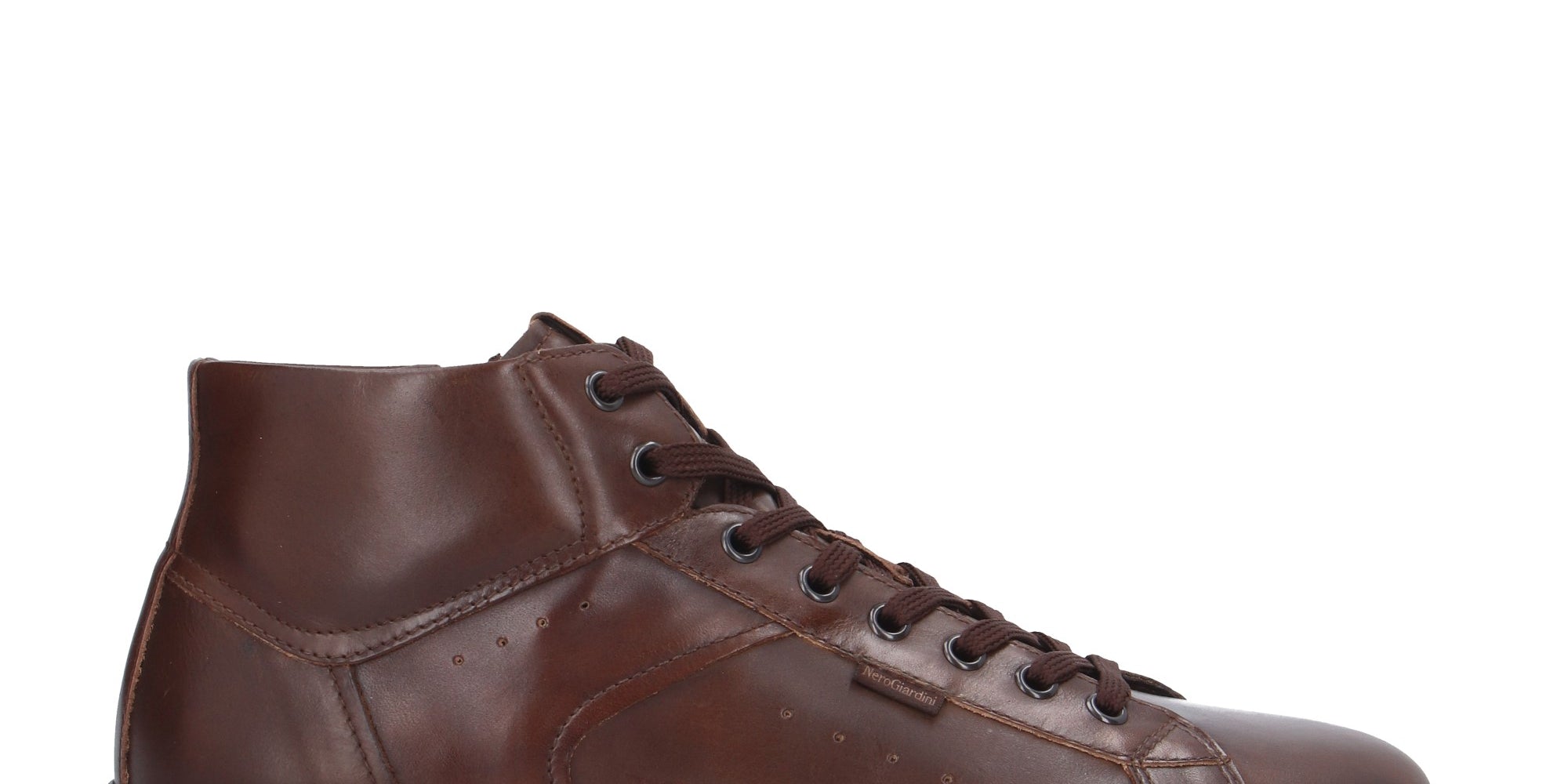 Nerogiardini SNEAKER ALTA Marrone